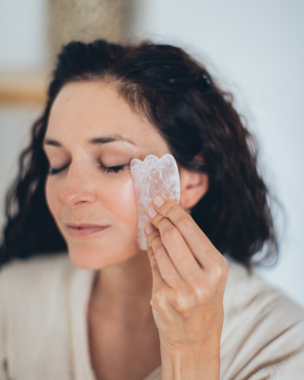 Gua Sha Gesicht