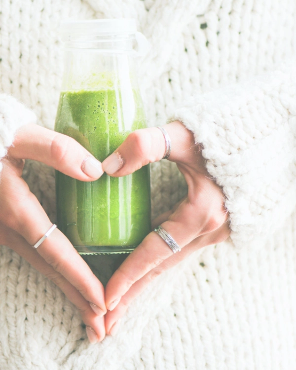 Leber entgiften TCM gruener Drink